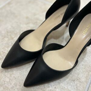 Nine West Black Pointed Toe Heels
